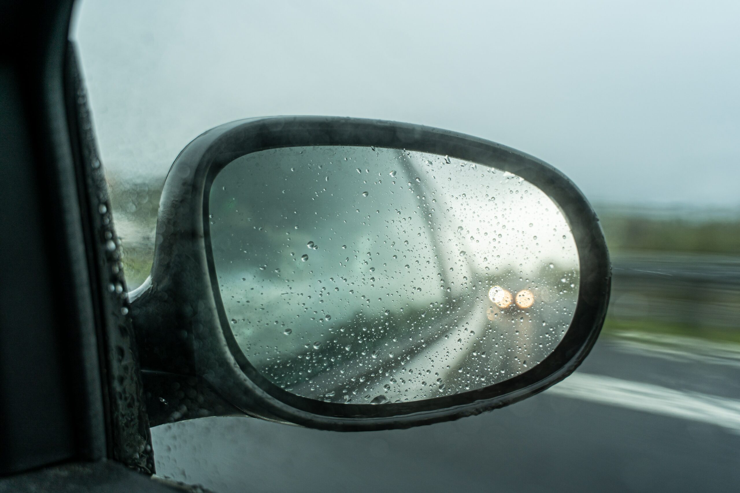 Rear view - wing mirror